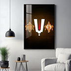 Tirupati Balaji Tilak Premium Acrylic Vertical Wall Art