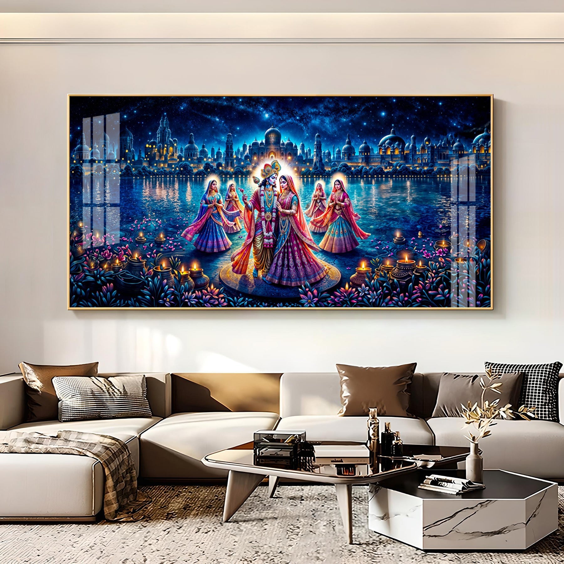 Nocturnal Elegance Premium Acrylic Horizontal Wall Art