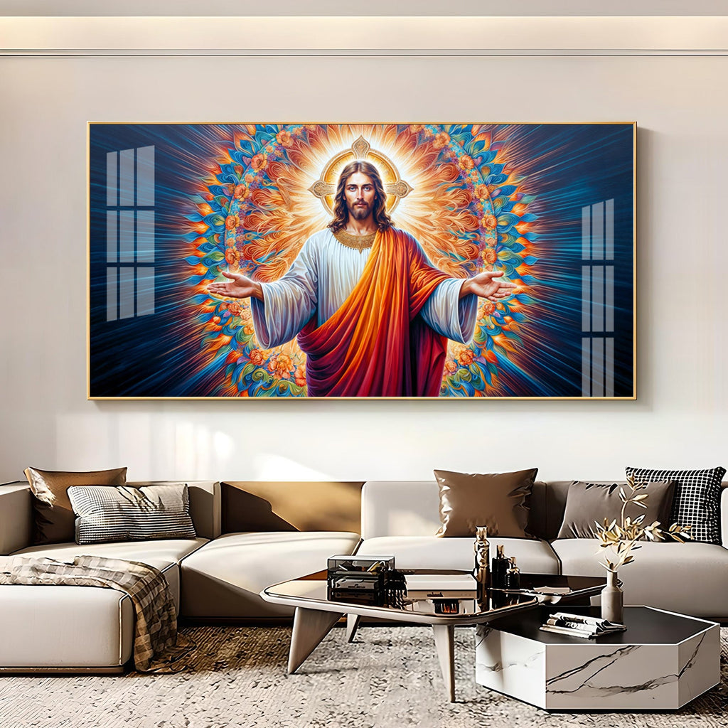 Tranquil Faith Of Jesus Premium Acrylic Horizontal Wall Art