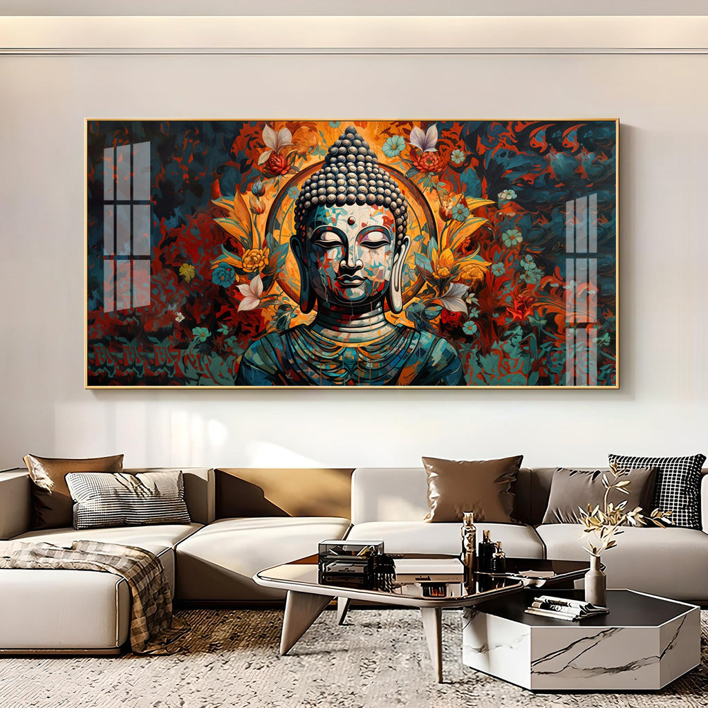Enlightenment Buddha Premium Acrylic Horizontal Wall Art