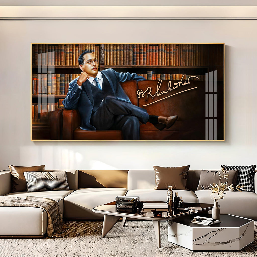 Bhimrao Ramji Ambedkar Premium Acrylic Horizontal Wall Art