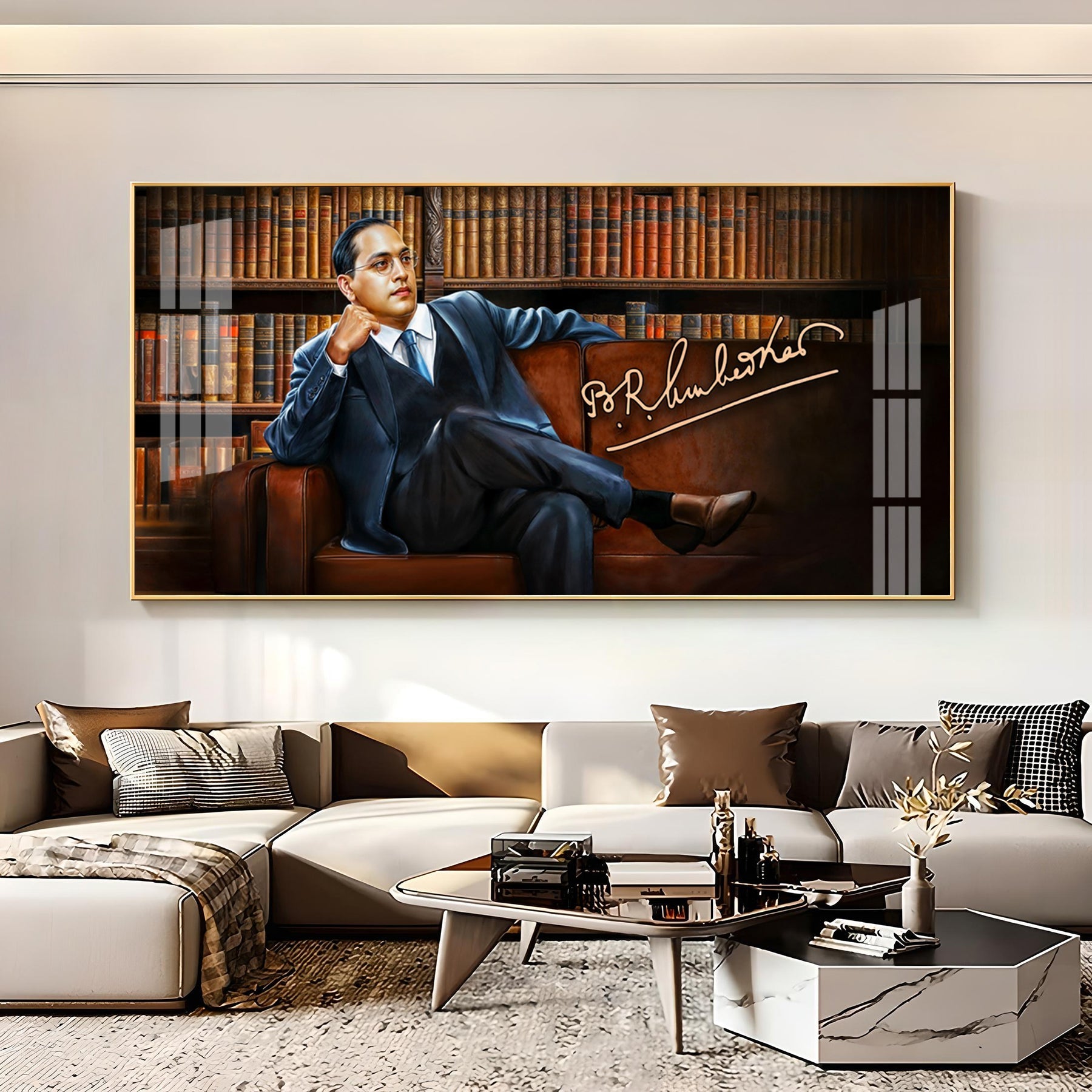 Bhimrao Ramji Ambedkar Premium Acrylic Horizontal Wall Art