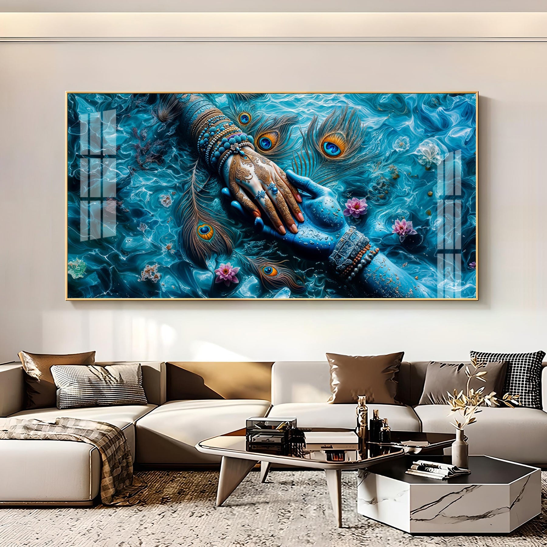 Radiant Hand Touch Premium Acrylic Horizontal Wall Art
