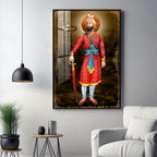 Shri Guru Hargobind Sahib Ji Premium Acrylic Vertical Wall Art