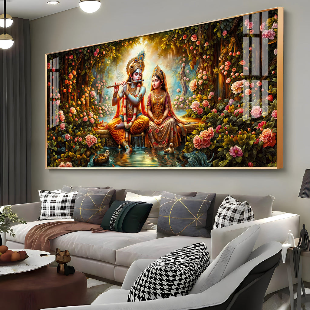 Eternal Love Portrait Premium Acrylic Horizontal Wall Art