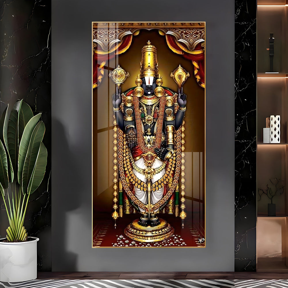 Deity of Happiness Premium Acrylic Vertical Wall Art
