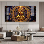 Buddha Bliss Premium Acrylic Horizontal Wall Art