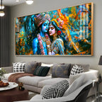 Shree Krishna Harmony Premium Acrylic Horizontal Wall Art