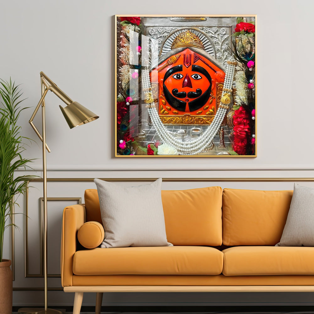 Salasar Balaji Maharaj Premium Acrylic Square Wall Art