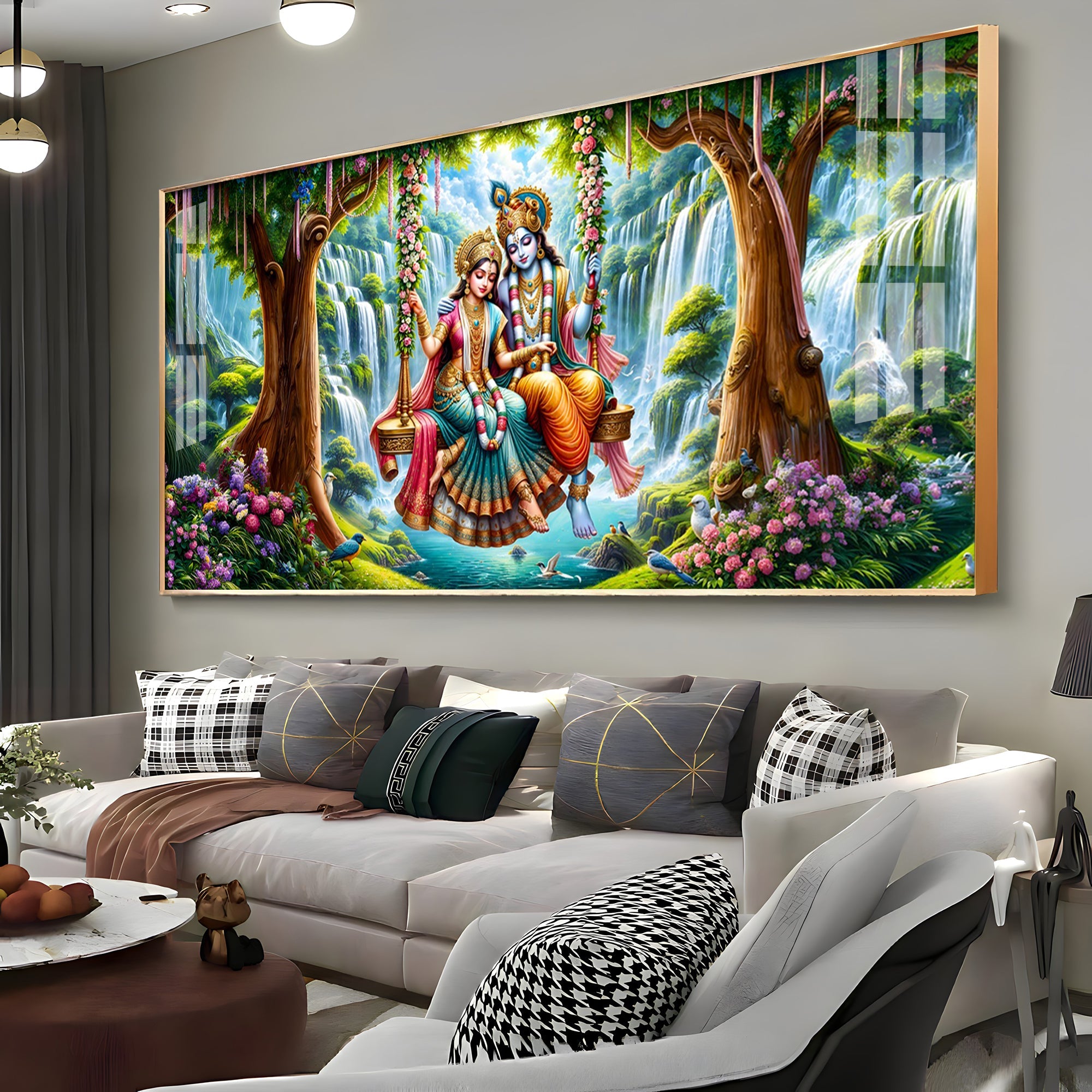 Ethereal Goddess Portraits Premium Acrylic Horizontal Wall Art