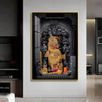 Dev Hanumanji Premium Acrylic Vertical Wall Art