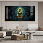Zen Haven Buddha Premium Acrylic Horizontal Wall Art