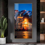 Kedarnath Dham Premium Acrylic Vertical Wall Art