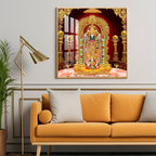 Lord Venkateswara Premium Acrylic Square Wall Art