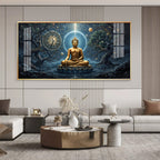 Celestial Buddha Premium Acrylic Horizontal Wall Art