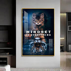Mindset Is Everything Premium Acrylic Vertical Wall Art