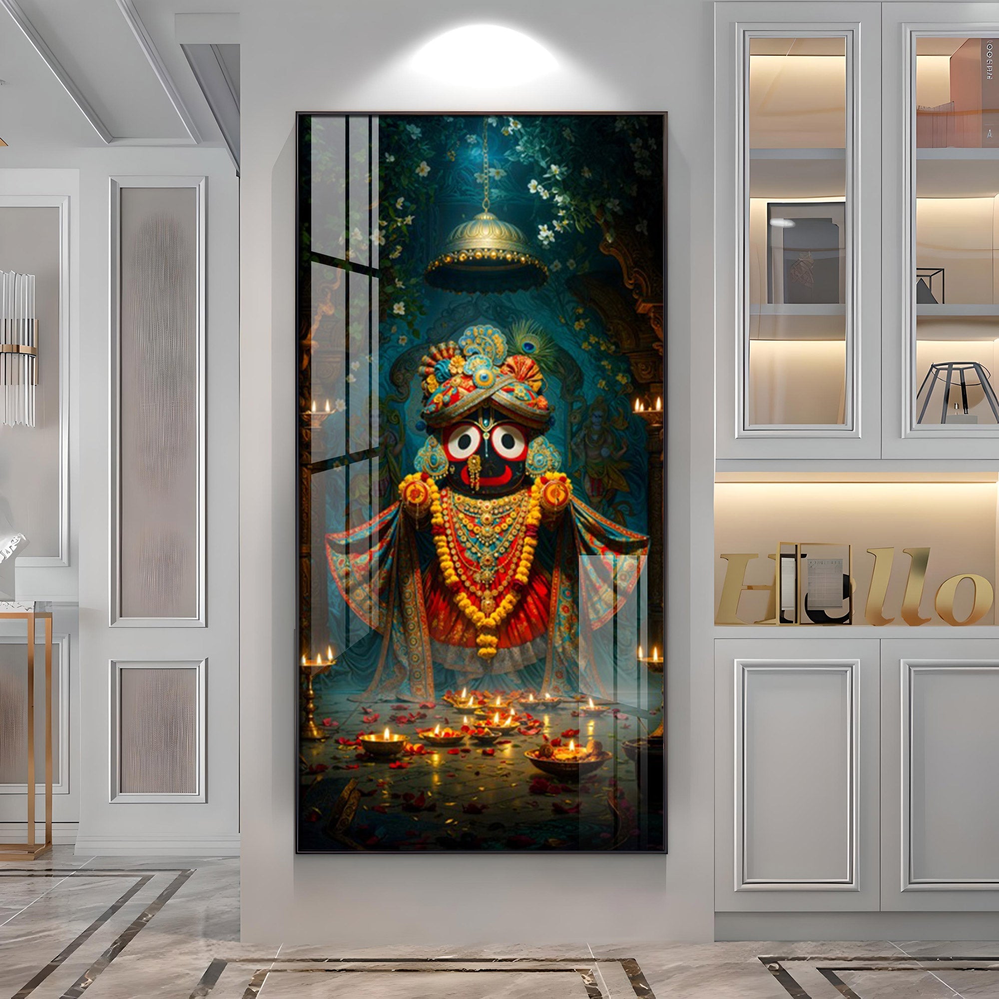 Portrait Of The Jagannath Soul Premium Acrylic Vertical Wall Art