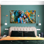 Shree Krishna Harmony Premium Acrylic Horizontal Wall Art