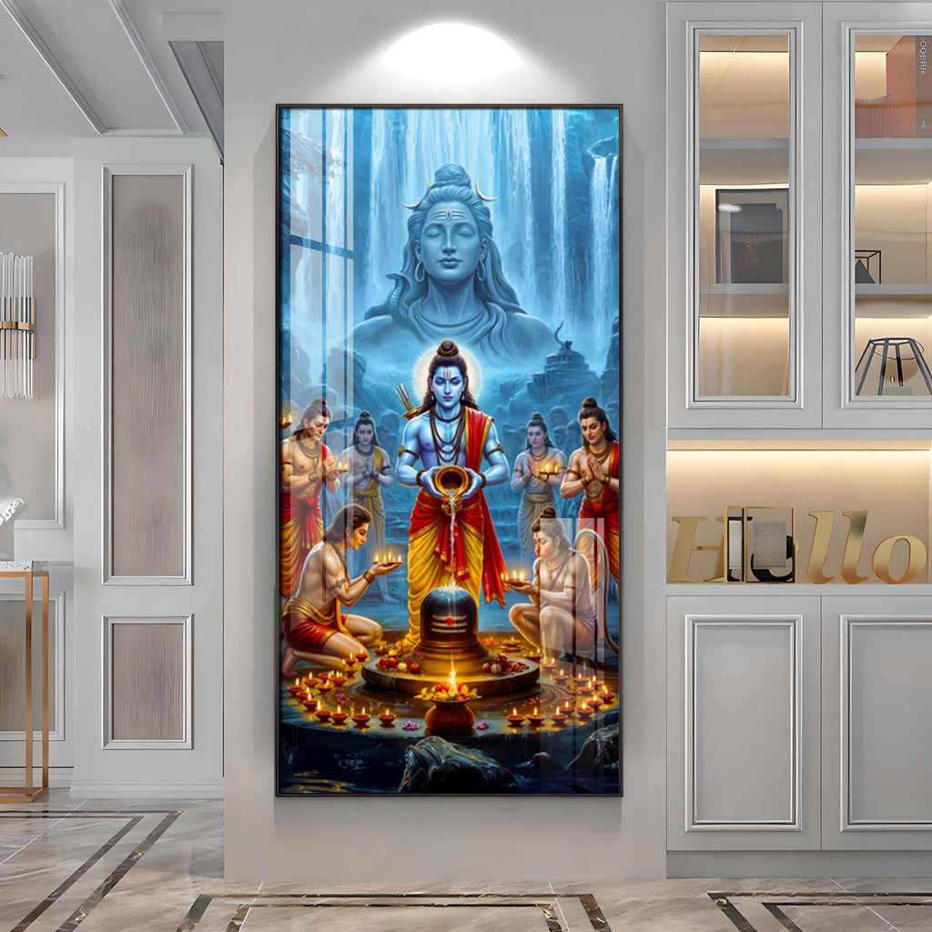 Shiva's Blessing Premium Acrylic Vertical Wall Art
