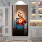 The Heart of Mary Premium Acrylic Vertical Wall Art