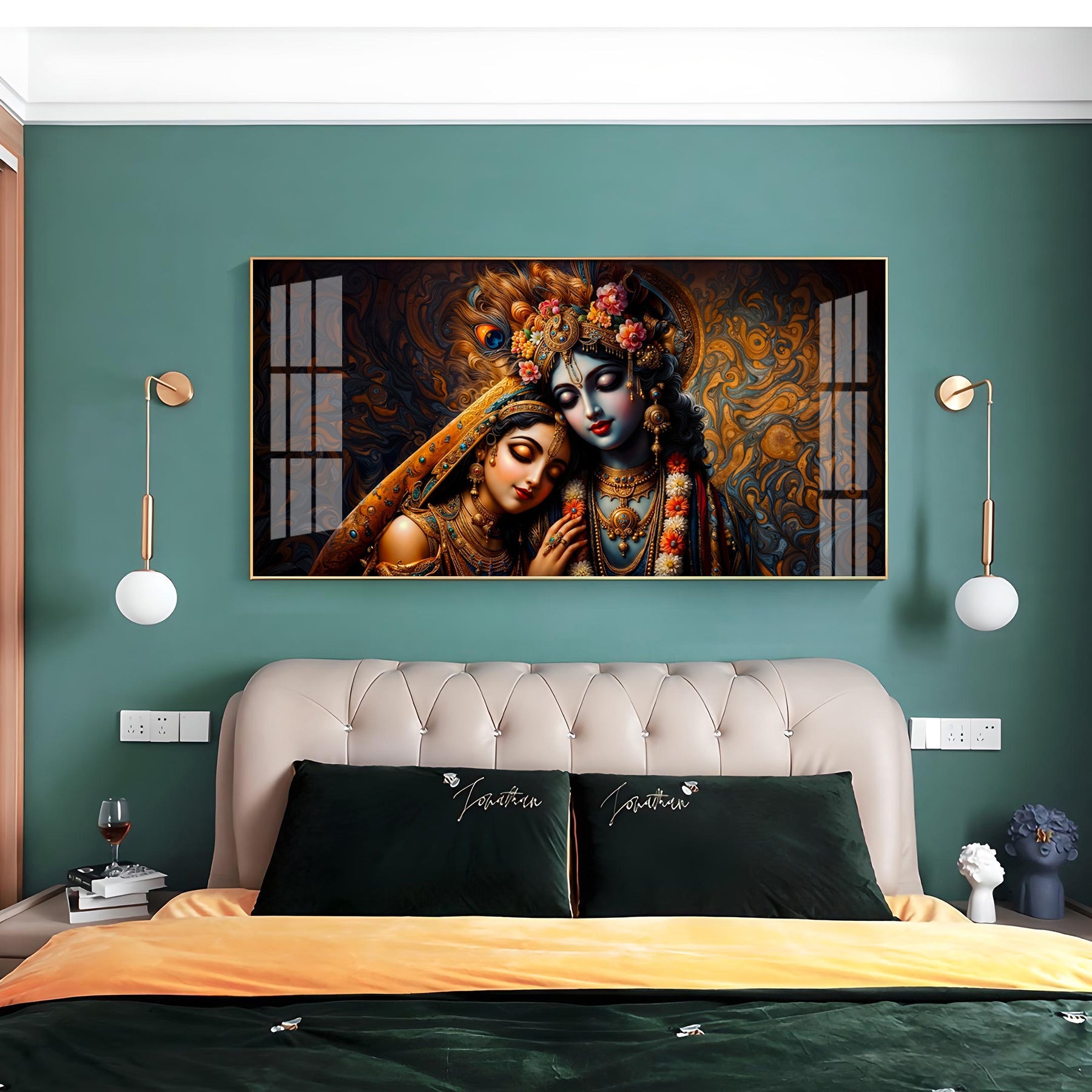 Radiant Devotion Premium Acrylic Horizontal Wall Art