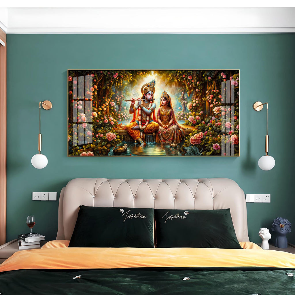Eternal Love Portrait Premium Acrylic Horizontal Wall Art