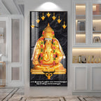 Radiant Ganesha Premium Acrylic Vertical Wall Art