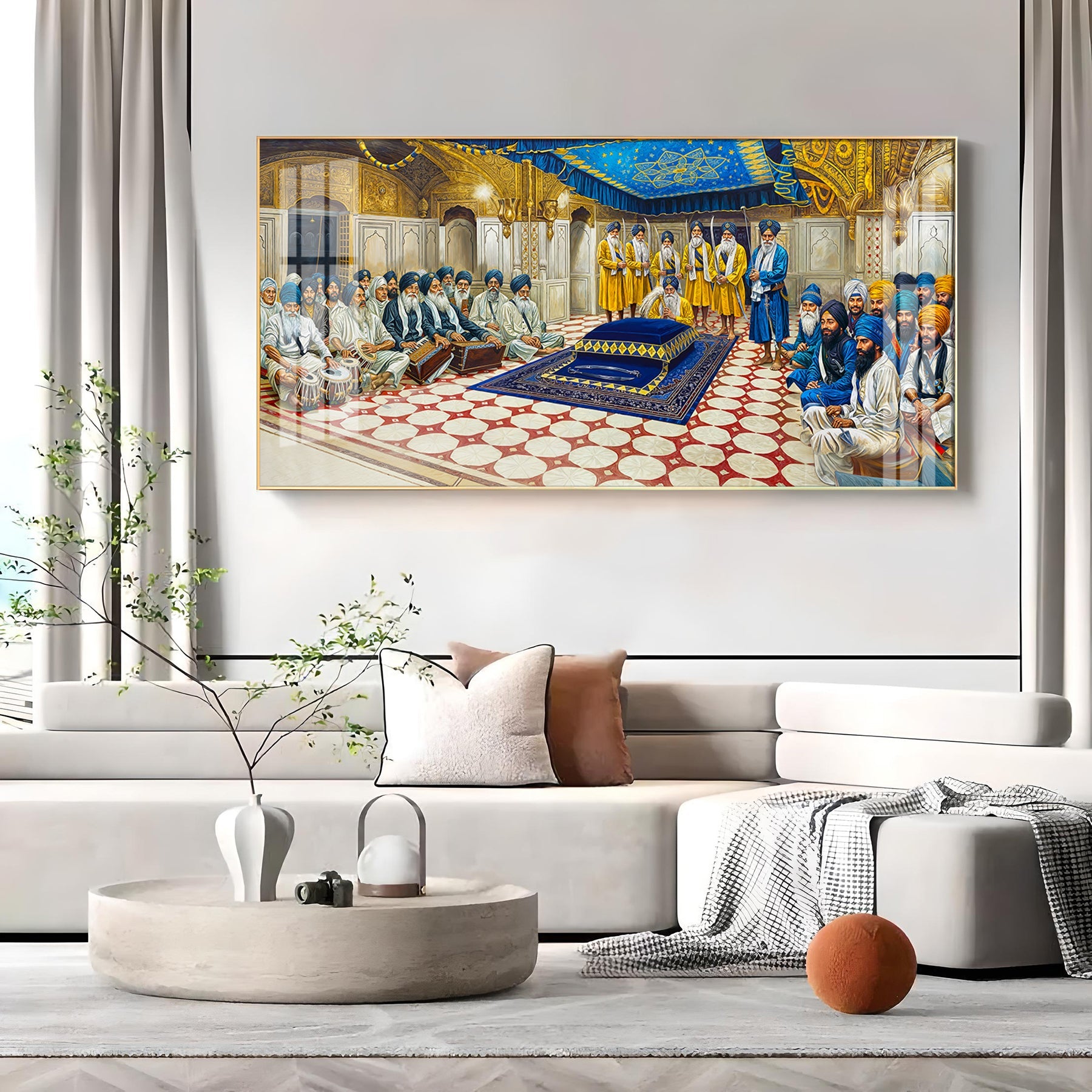 Sri Harmandir Sahib Ji Premium Acrylic Horizontal Wall Art