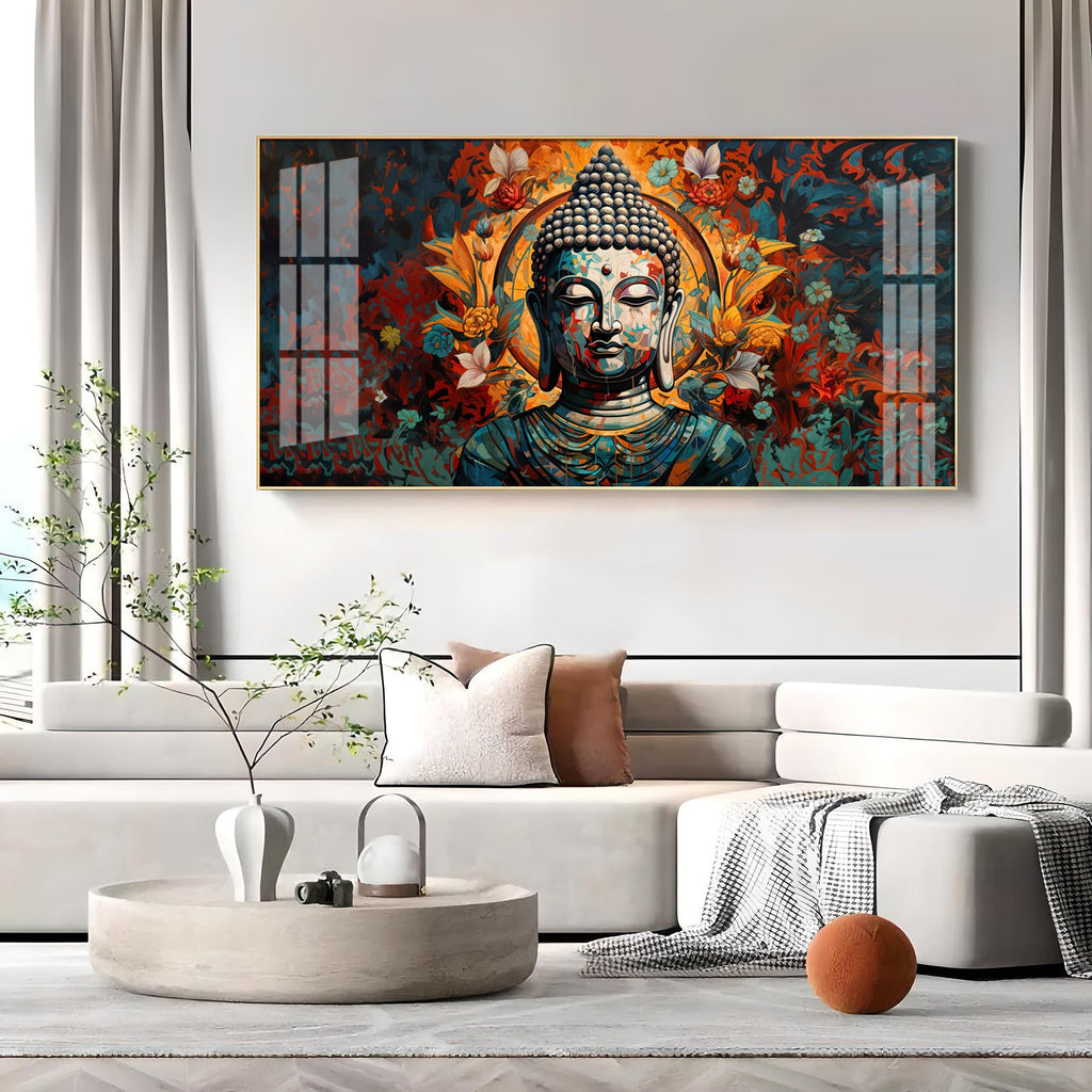 Enlightenment Buddha Premium Acrylic Horizontal Wall Art