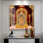 Lord Venkateswara Premium Acrylic Square Wall Art