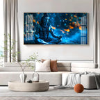 Mahadev In Spiritual Endeavor Premium Acrylic Horizontal Wall Art