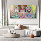 Jay Jagannatha Swami Premium Acrylic Horizontal Wall Art