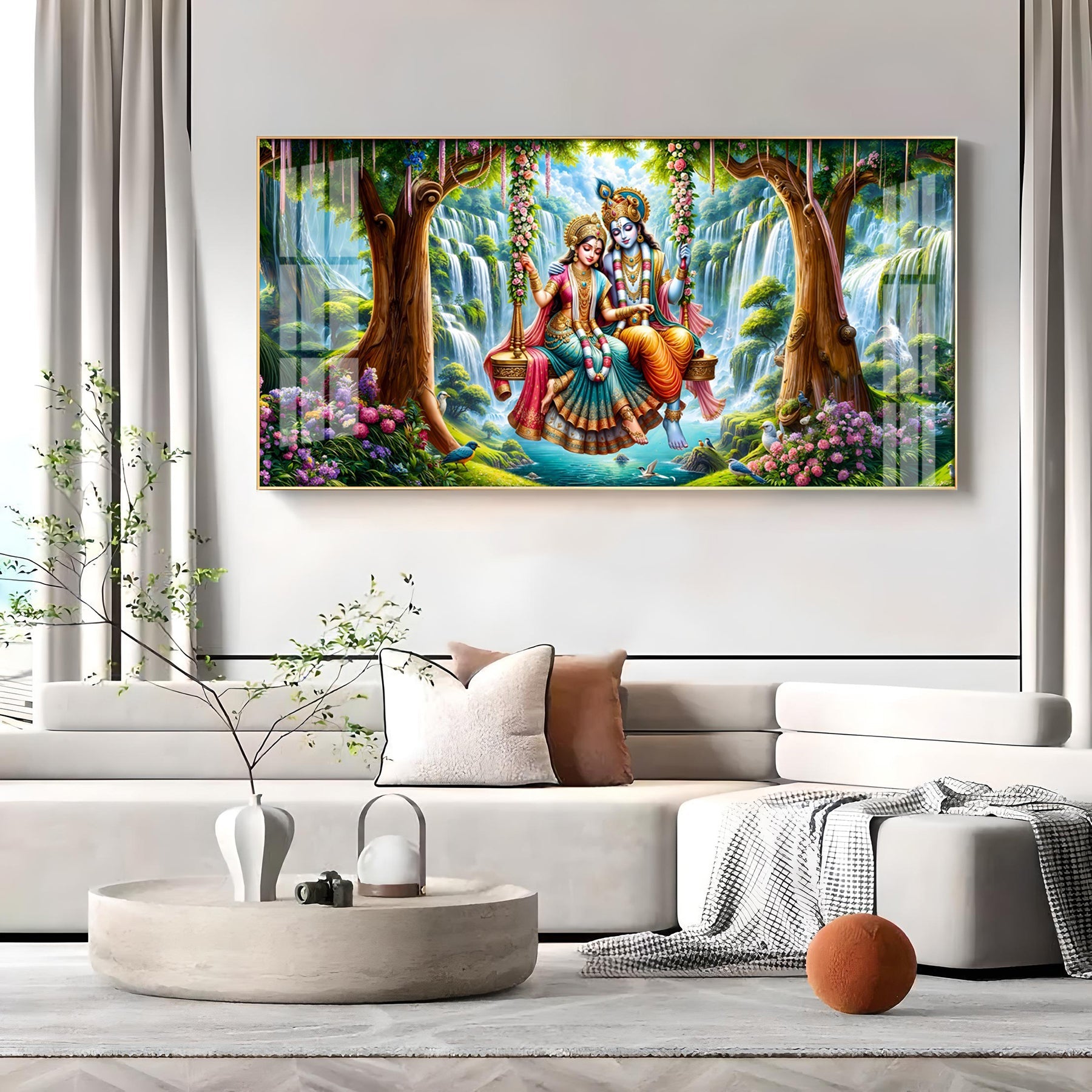 Ethereal Goddess Portraits Premium Acrylic Horizontal Wall Art