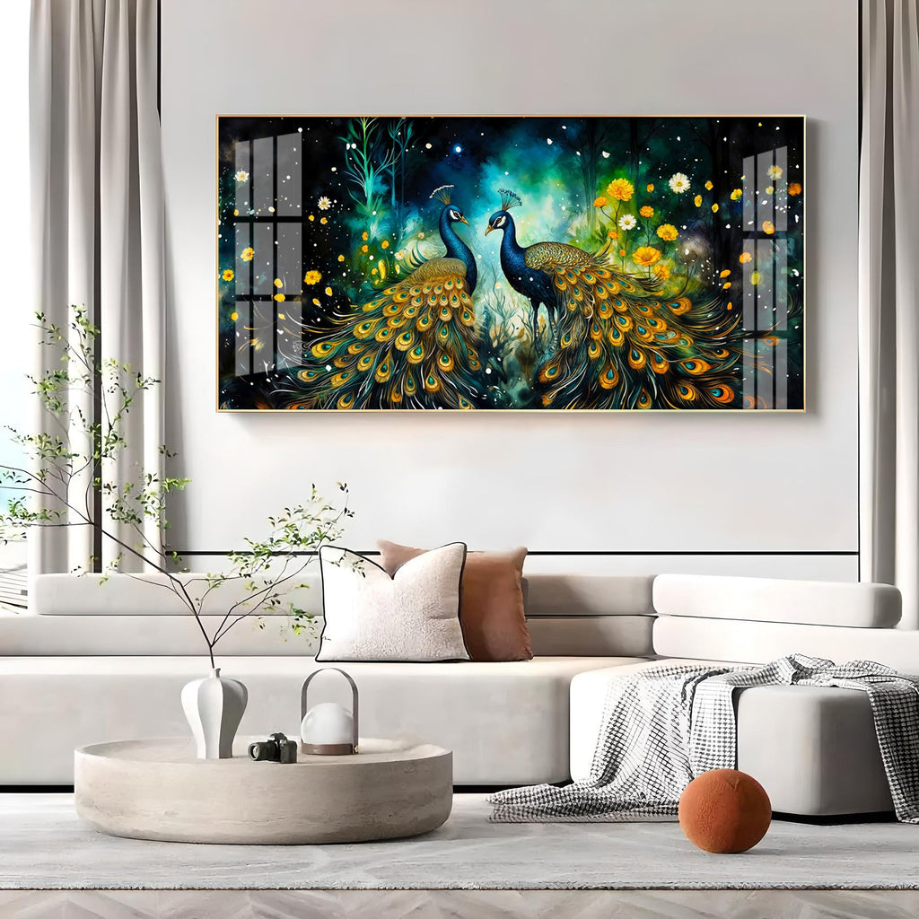 Majestic Vibrant Duo Premium Acrylic Horizontal Wall Art