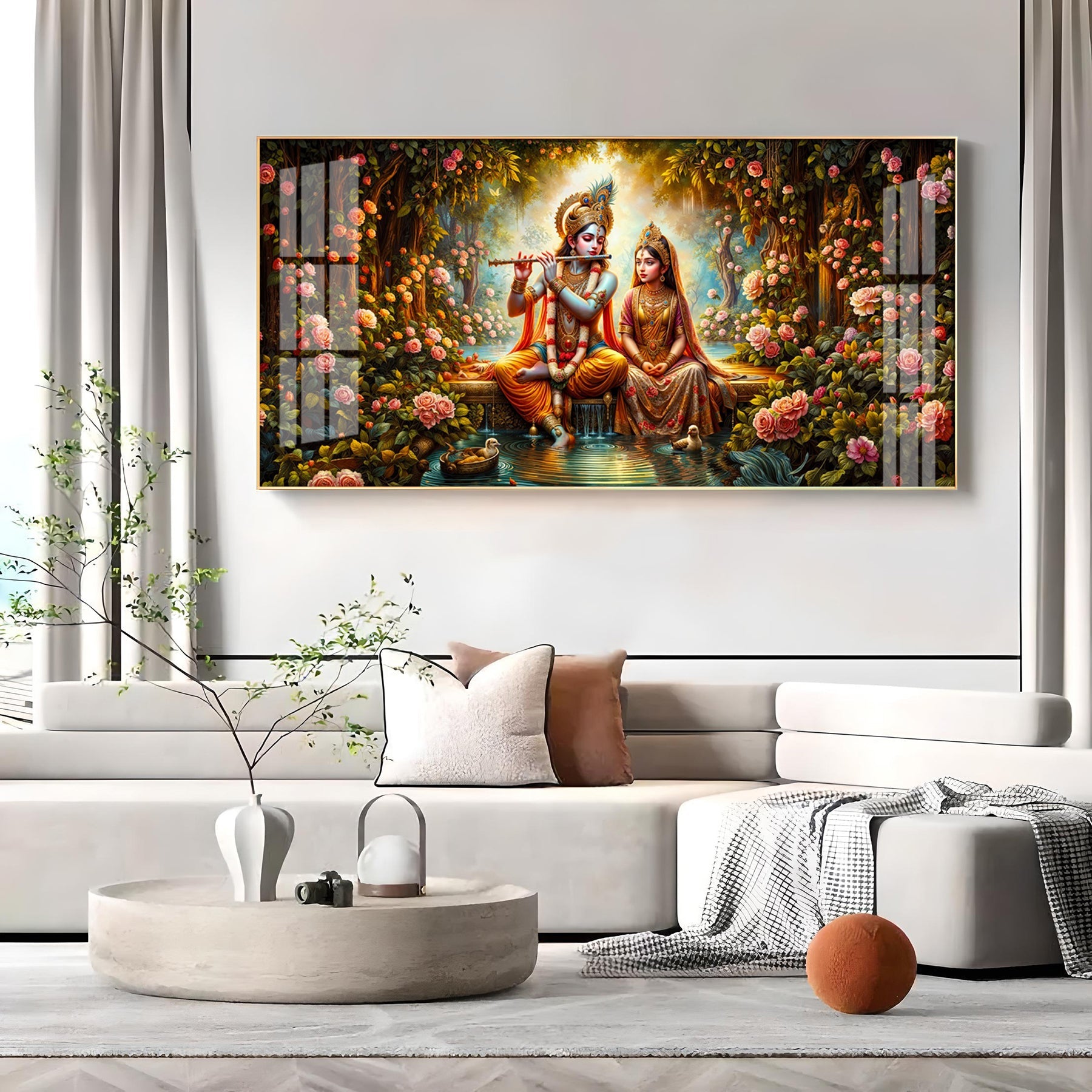 Eternal Love Portrait Premium Acrylic Horizontal Wall Art