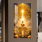 Buddha's Embrace Premium Acrylic Vertical Wall Art