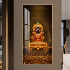 Majestic Jaggannath Premium Acrylic Vertical Wall Art