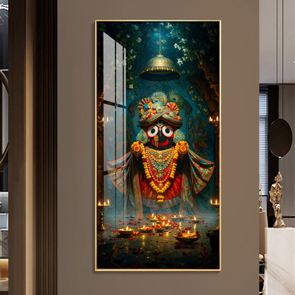 Portrait Of The Jagannath Soul Premium Acrylic Vertical Wall Art