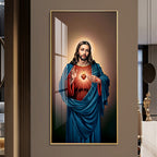 The Jesus Heart Premium Acrylic Vertical Wall Art