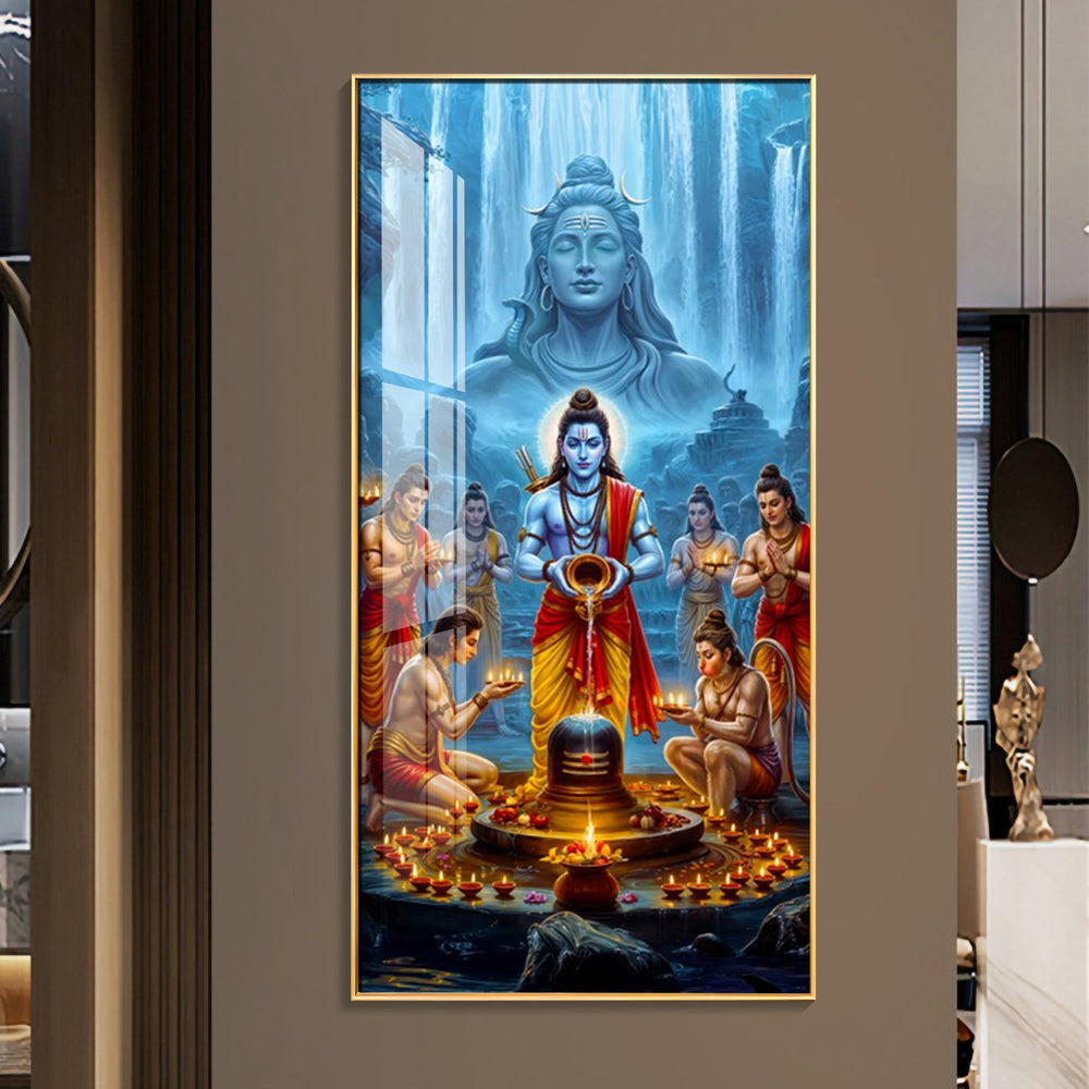 Shiva's Blessing Premium Acrylic Vertical Wall Art