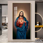 The Jesus Heart Premium Acrylic Vertical Wall Art