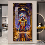 Lord Jagannath Portrait Premium Acrylic Vertical Wall Art