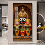 Majestic Lord Jagannath Premium Acrylic Vertical Wall Art