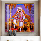 Shivaji Maharaj The Royal Premium Acrylic Square Wall Art
