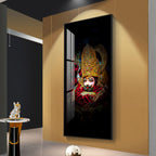 Khatu Shyam Ji Premium Acrylic Vertical Wall Art