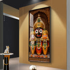 Majestic Lord Jagannath Premium Acrylic Vertical Wall Art