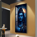 Divine Shiva Premium Acrylic Vertical Wall Art