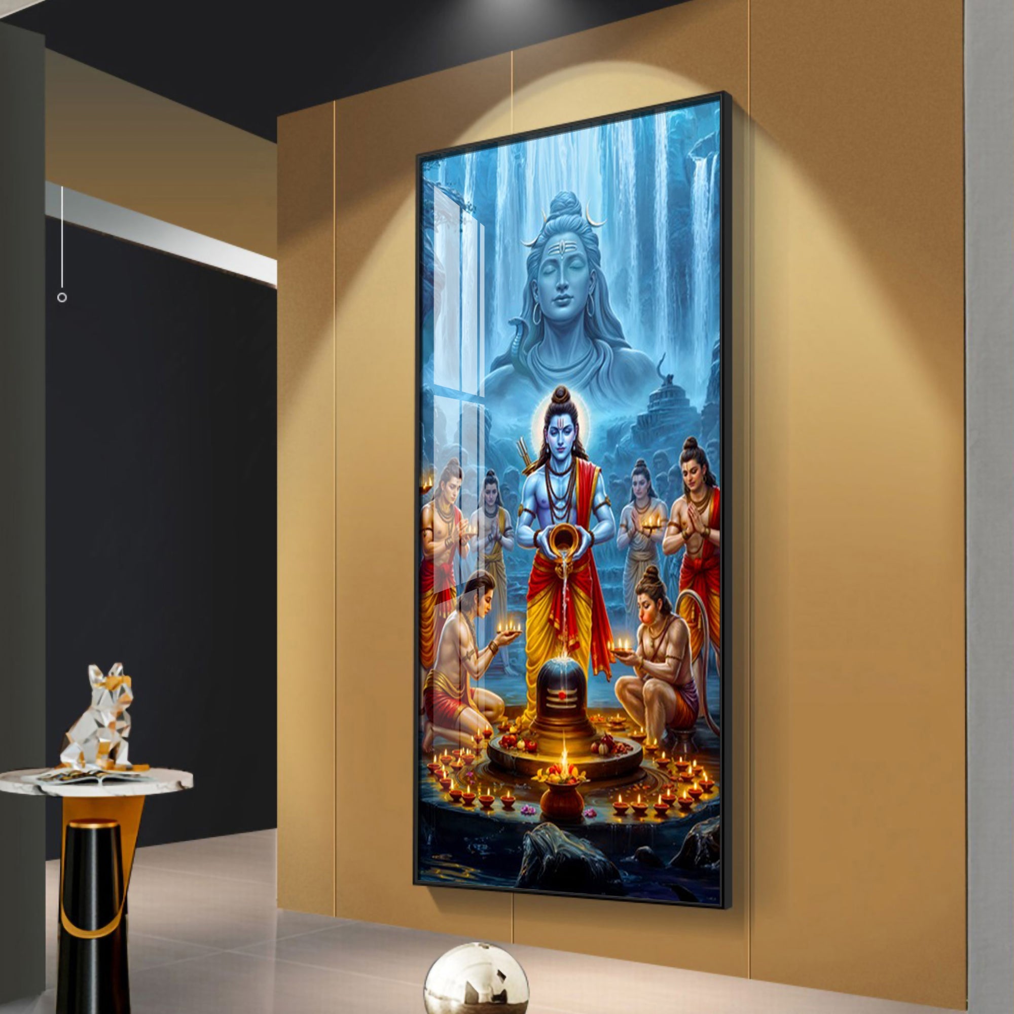 Shiva's Blessing Premium Acrylic Vertical Wall Art