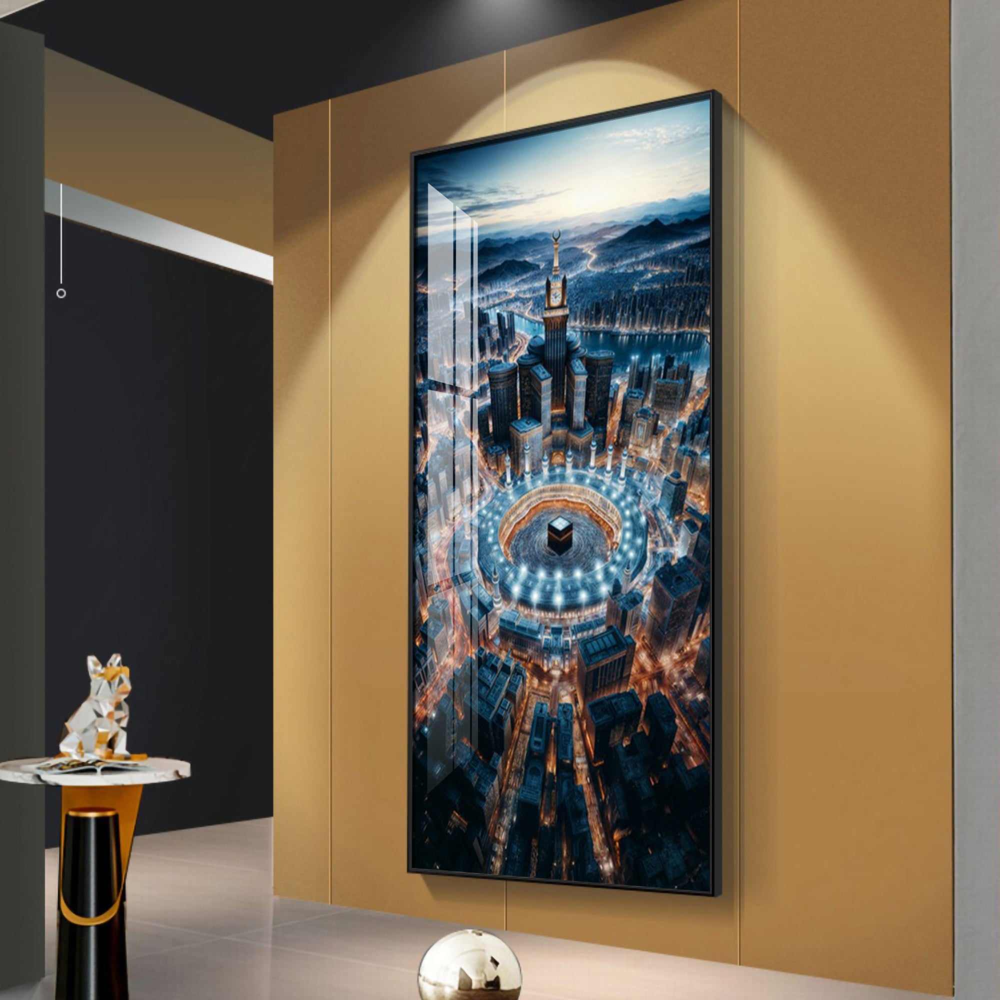Skyline Canvas Premium Acrylic Vertical Wall Art