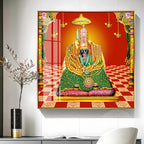 Shri Tulja Bhavani Premium Acrylic Square Wall Art